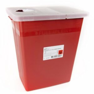 CONTAINER, SHARPS RED 8GL STACKABLE (10/CS)