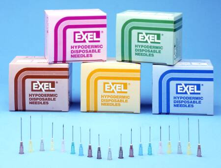 NEEDLE, HYPO STR DISP 21GX1 1/2" (100/BX) EXLINT