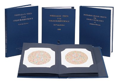 BOOK, ISHIHARA COLOR BLIND TEST 10PLATE