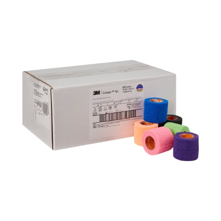 BANDAGE, COBAN LF ASTD 2"X5YDS(36/CS)