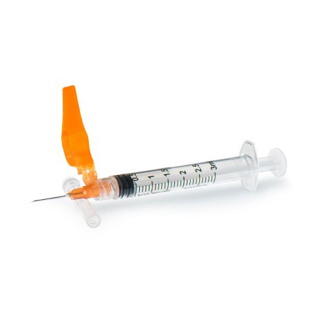 SYRINGE/NDL, SAFETY PREVENT HT3CC 25GX5/8" (50/BX 8BX/CS)