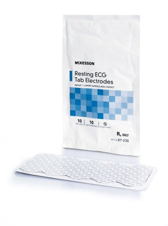 ELECTRODE, EKG TAB RESTING (10/CD 10CD/PK 10PK/BX 4BX/CS)