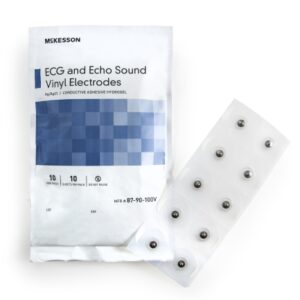 ELECTRODE, EKG DIAG VNYL SLD-GEL (10/CD 10CD/PK)