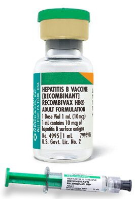 RECOMBIVAX, SYR 10MCG 10X1ML