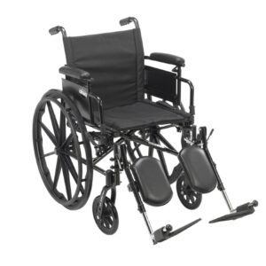 WHEELCHAIR, CRUISER X4 18" SEAT ADJ ARMS ELEV LEG RST