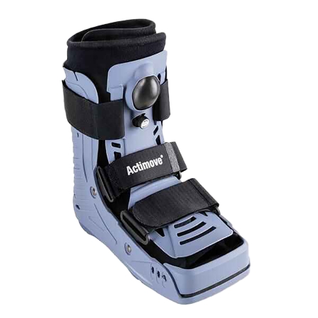 ANKLE WALKER, BOOT ACTIMOVE CLSD SHELL AIR LOW BLK/BLU XSM