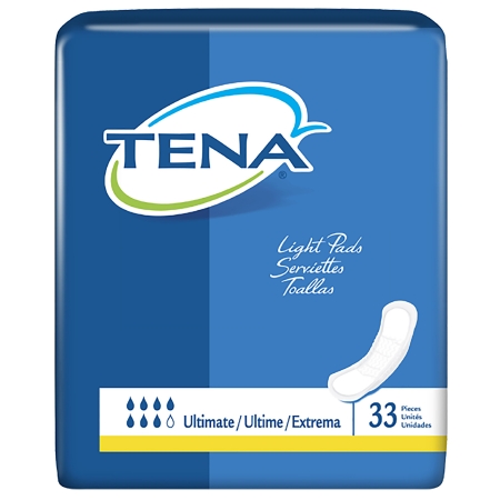 PAD, LT TENA DRY FAST CORE ADHESIVE STRIP (33/BG 3BG/CS)