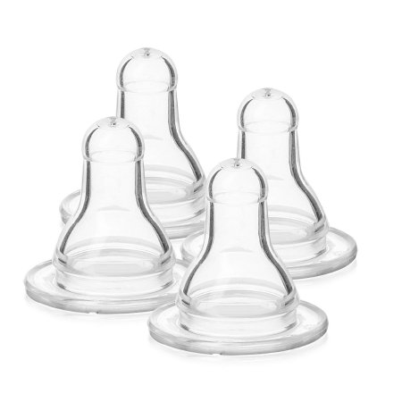 NIPPLE, MED FLOW CLASSIC SIL 4PK (36/CS)