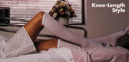 STOCKING, ANTI-EMBOLISM KNEE MED