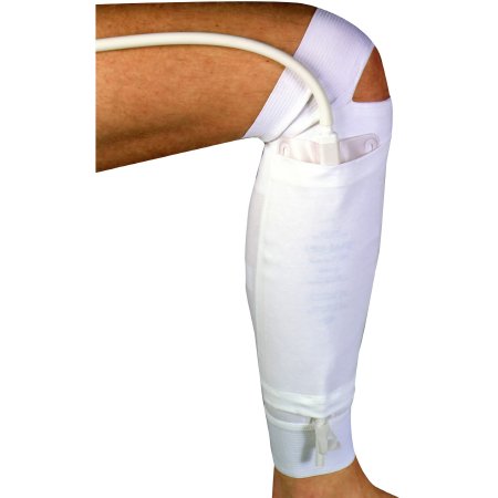 HOLDER, LEG BAG FABRIC F/LOWERLEG WHT MED