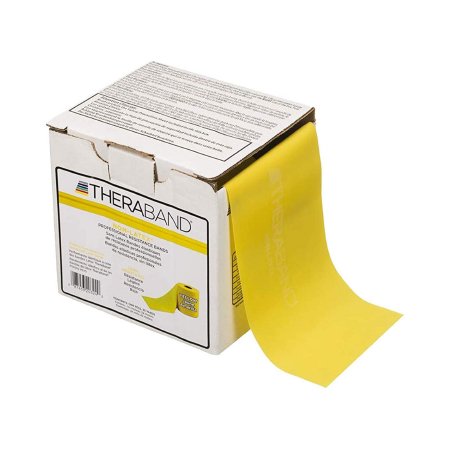 THERABAND, THIN LF YLW 25YD (1EA/BX 12BX/CS)