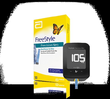 TEST STRIP, BLD GLUCOSE FREESTYLE NEO (50/BX 12BX/CS)