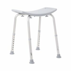 BENCH, BATH W/O BACK ALUMINUM  FRAME 300LBS
