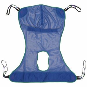 SLING, PT LIFTFULL BODY COMMODE MESH LG 600LB (12/CS)