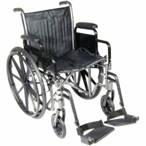 WHEELCHAIR, DDA SF 18" 300LBS