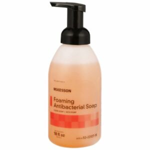 SOAP, MCKESSON FOAMING ANTIB  BENZETHONIUM CHLORIDE 18OZ (12