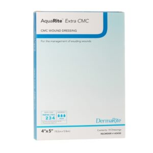 DRESSING, WND AQUARITE EXTRA CMC 4"X5" (10/BX)
