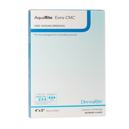 DRESSING, WND AQUARITE EXTRA CMC 4"X5" (10/BX)