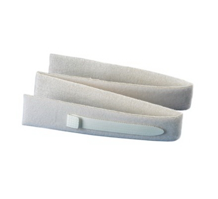 COLLAR, TRACH DB/NARROW TAB 2 NECKBANDS 2 VELCRO TABS (25/BX