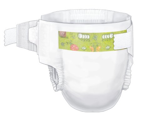 DIAPER, CURITY BABY SZ1 8-12LBS (40/BG 8BG/CS) KENICO