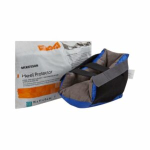 BOOT, HEEL PROTECTOR OPEN-TOE BLK/BLU (4/CS)