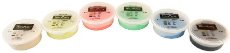 PUTTY, EXERCISE SET 6PIECES 6OZ