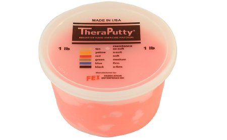 PUTTY, EXERCISE PLUS ANTIMICROBIAL RED 1LB