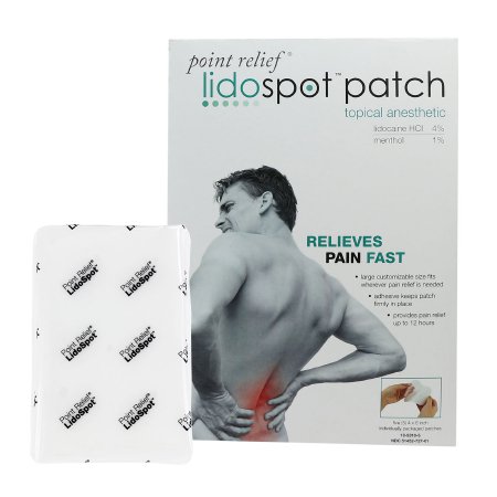 PATCH, PAIN RELIEF LIDOSPOT 4"X6" (20/BX)
