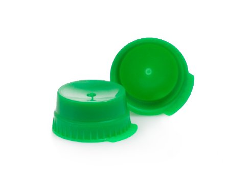 CAP, VAC TUBE GRN 16MM (1000/BG)