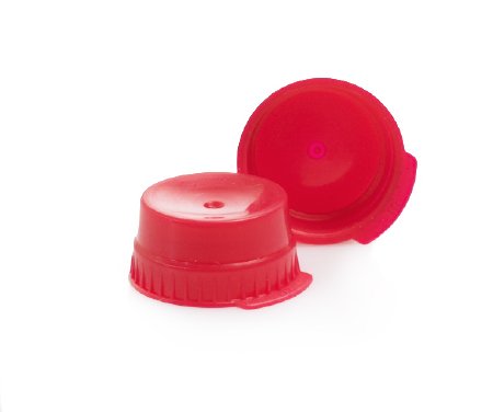 CAP, VAC TUBE RED 16MM (1000/BG)