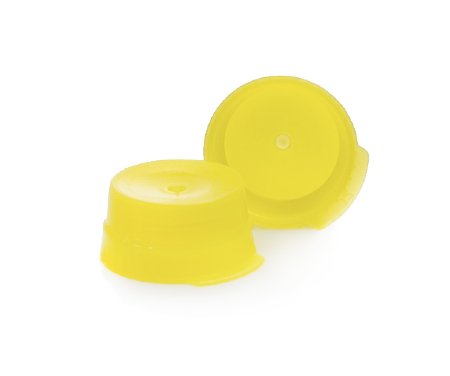 CAP, VAC TUBE YLW 16MM (1000/BG)