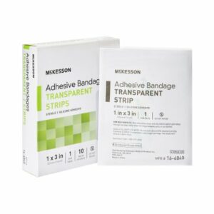 BANDAGE, ADHSV SHR SILICONE STRIP 1" X 3" (10/BX 32BX/CS)