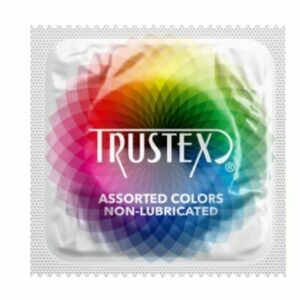 CONDOM, TRUSTEX NON-LUBRICATEDASSORTED COLORS (1000/CS)