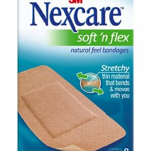 BANDAGE, ADH NEXCARE SOFT N FLEX 2"X4" (8/BX 24BX/CS)