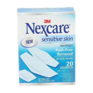 BANDAGE, ADH ASSORTED SENSITIVE SKIN (20/PK 24PK/BX)