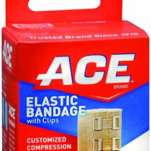 BANDGE, ELAS ACE ANTIMICROBIAL2" W/CLIP (72/CS)