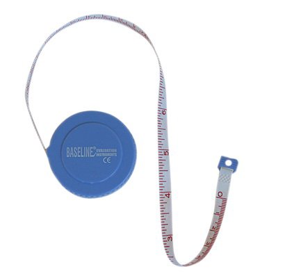 TAPE, MEASURE BASELINE WOVEN W/PUSH BUTTON 72" (25/BX)