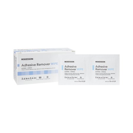 WIPE, ADH REMOVER 2.4"X2.4" (50PK/BX 50BX/CS)