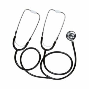 STETHOSCOPE, DUAL TEACH BLK (30/CS)