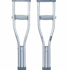 CRUTCH, ALUM PUSH BUTTON ADJ PED 175LB (10PR/CS)