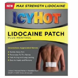ICY HOT, PATCH W/LIDOCAINE (5/BX)