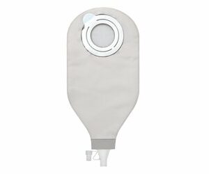 POUCH, OST SENSURA MIO OPAQUE W/TAP OUTLET/WNDW RED (10/BX)