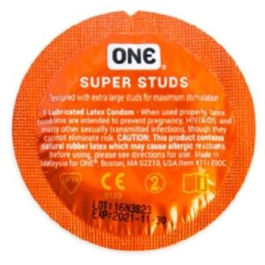 CONDOM, ONE SUPER STUDS (1000/CS)