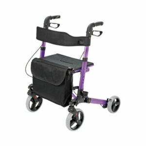 ROLLATOR, HEALTHSMART GATEWAY FOLDING PUR ALUM D/S
