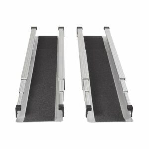 RAMP, TELESCOPING ADJ WHEELCHAIR ALUM 5'