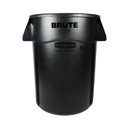 CONTAINER, WASTE RUBBERMAID BRUTE BLK 44GL (4/CT)