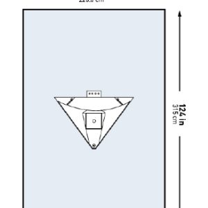 DRAPE, SURGICAL ORTHO KNEE 90"X124" (11/CS)