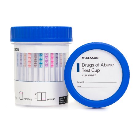 TEST KIT, DRUG SCREEN 12PANEL CUP W/BUP WAIVE (25/BX 4BX/CS)