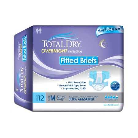 BRIEF, INCONT OVERNIGHT MED (12/BG 6BG/CS)
