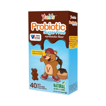 PROBIOTIC 1.5B, CHEW BEARS MILK CHOCOLATE (40/BX 12BX/CS)